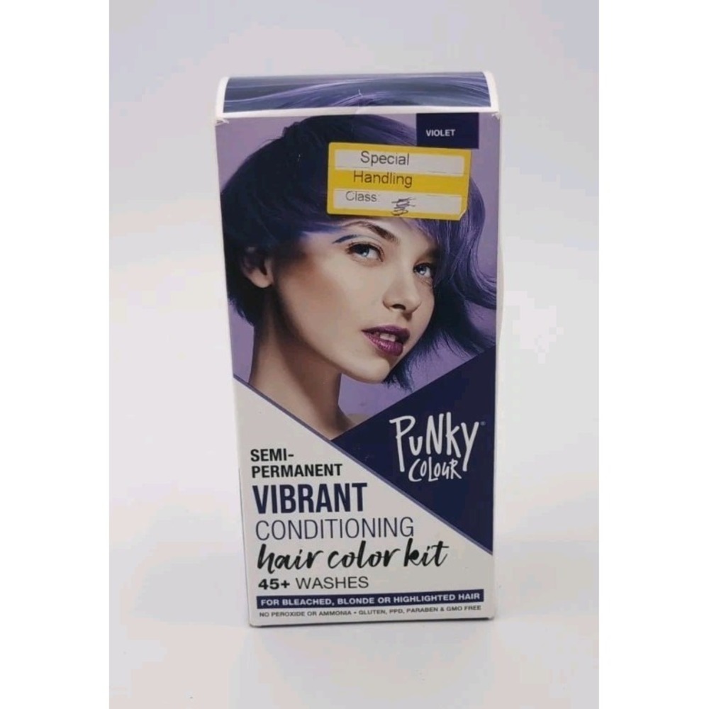 Punky Colour Conditioning Semi-Permanent Turquoise Violet Hair Color Kit 3.5 oz